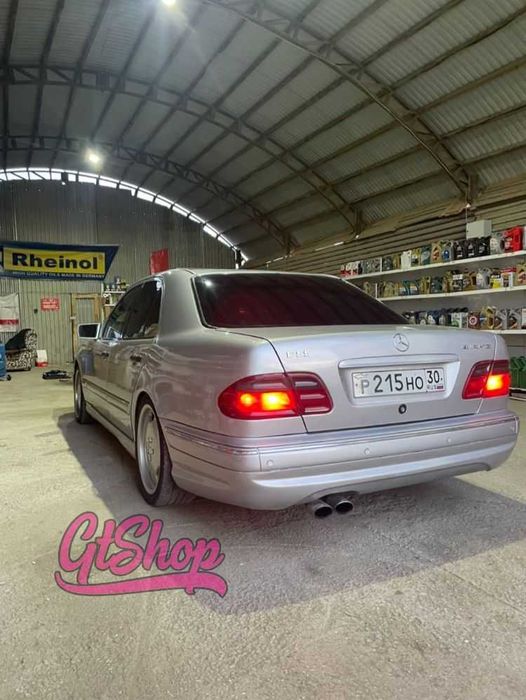 Передний бампер Mercedes W210 рестайлинг | стиль E55