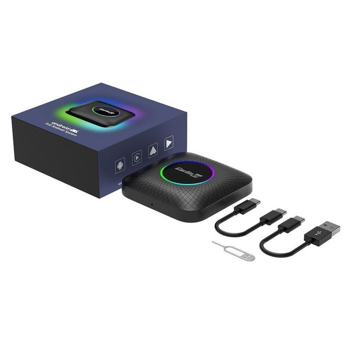 Carlinkit tbox-plus 8+128gb безжичен android auto и carplay адаптер