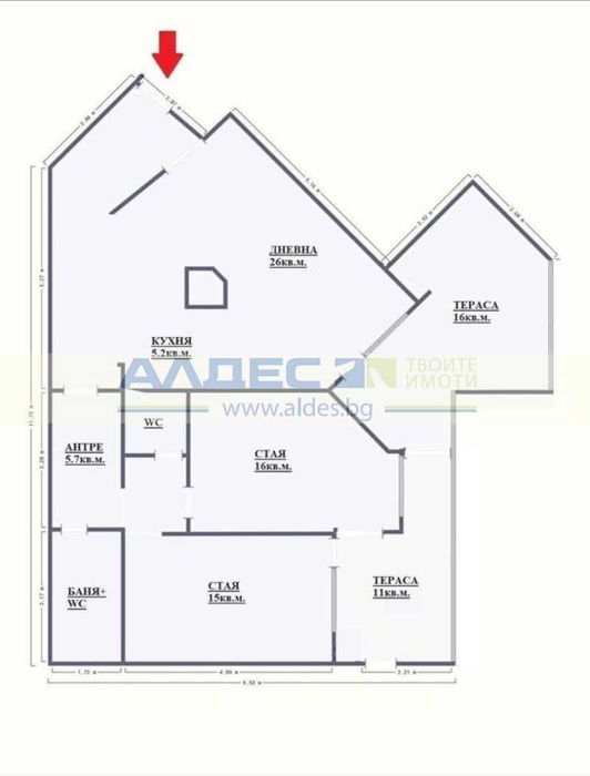 Продава се Тристаен апартамент в София, Борово - 132 кв.м за 1063 €/кв.м - Снимка #16