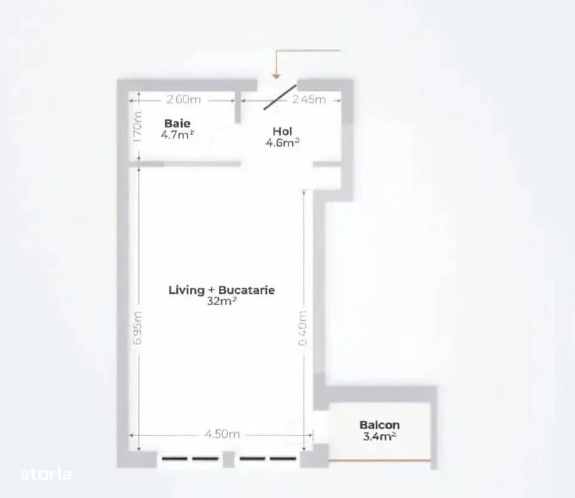 Studio modern într-un ansamblu nou – OMV Pipera – Livrare iunie 2026 — fotografia 3