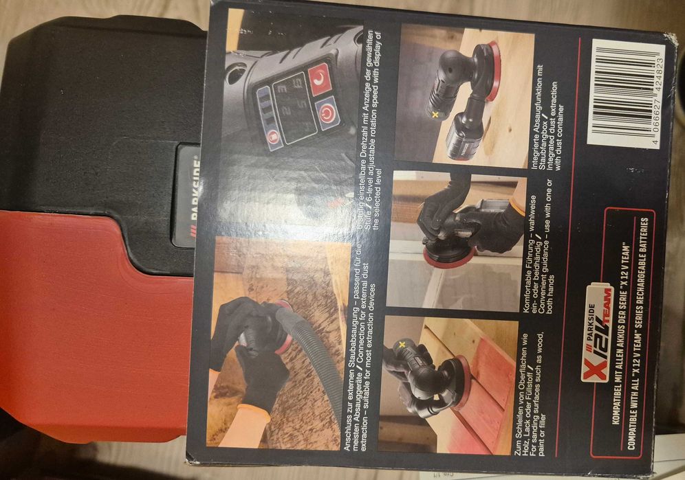 12V Ексцентършлайф Parkside Performance НОВ, гаранция