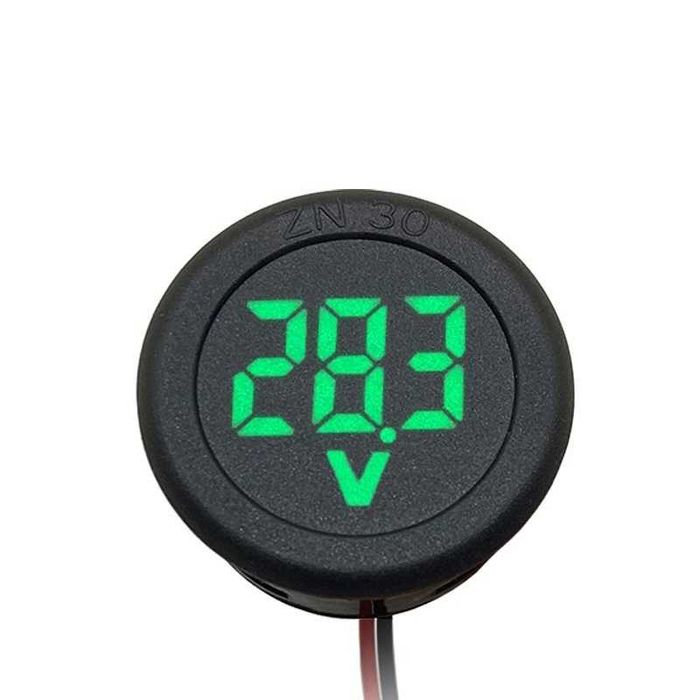 Voltmetru de panou  DC Digital 100V LED Rosu, Verde, Albastru