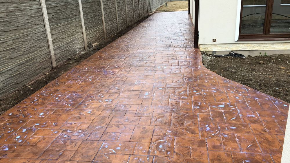 Beton amprentat Dumbravita