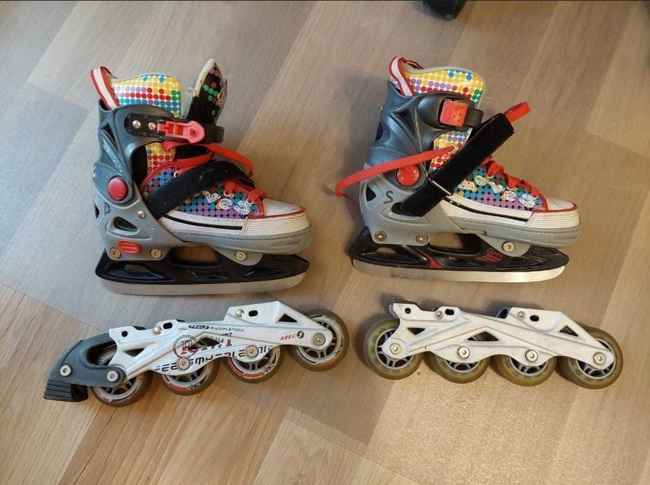 Ghete cu Role si Patine 33-36