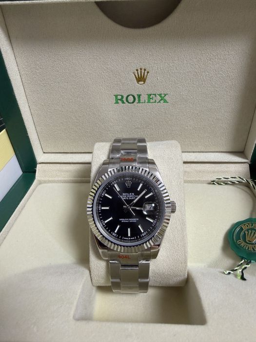 Ceas Rolex DATEJUST 40mm/Silver/Black Dial