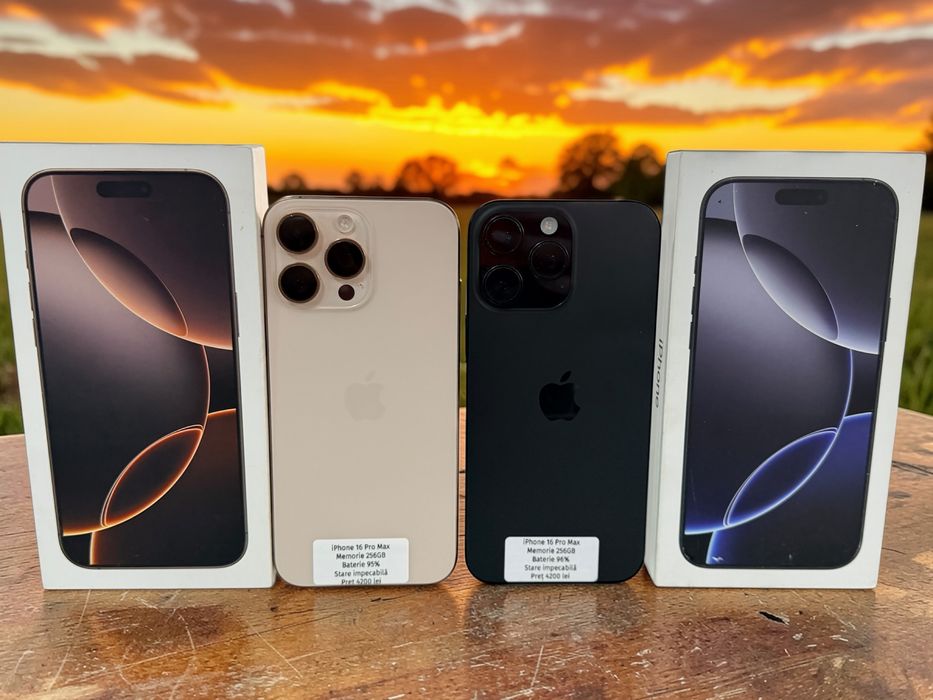 iPhone 16 Pro Max Preț 4200 lei buc