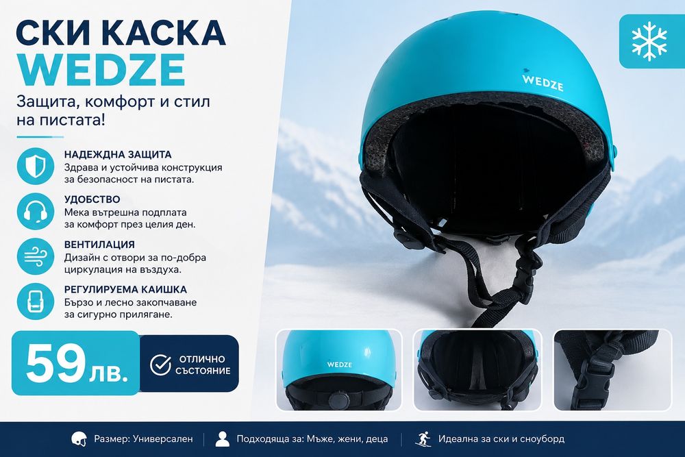 Ски каска WEDZE – отлично състояние