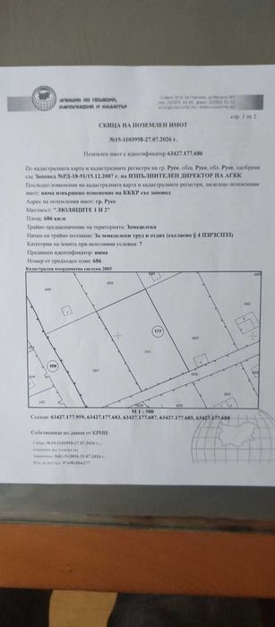 Продавам поземлен имот