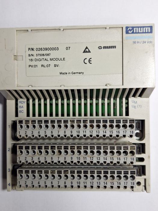 NUM  16intrari analogice, comunicare fibră