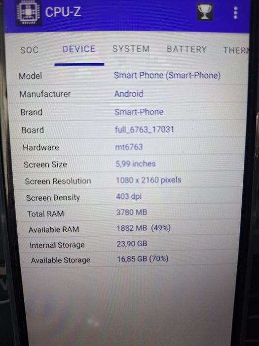 Смартфон 17 Pro Max — Экран Full HD+, 4/24 ГБ
