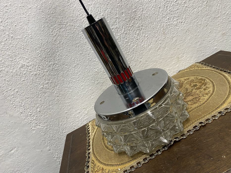 Винтидж полилей кристал и хром Германия 1960-те