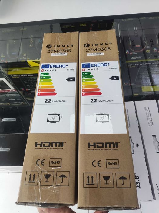 Монитор Immer 27" 27M0305 IPS FullHD 1920x1080, VGA+HDMI НОВЫЙ