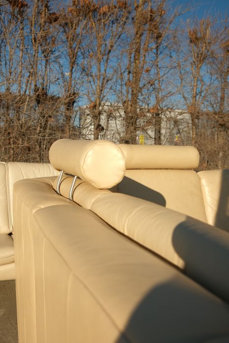 Colțar din piele ~ Crem cald