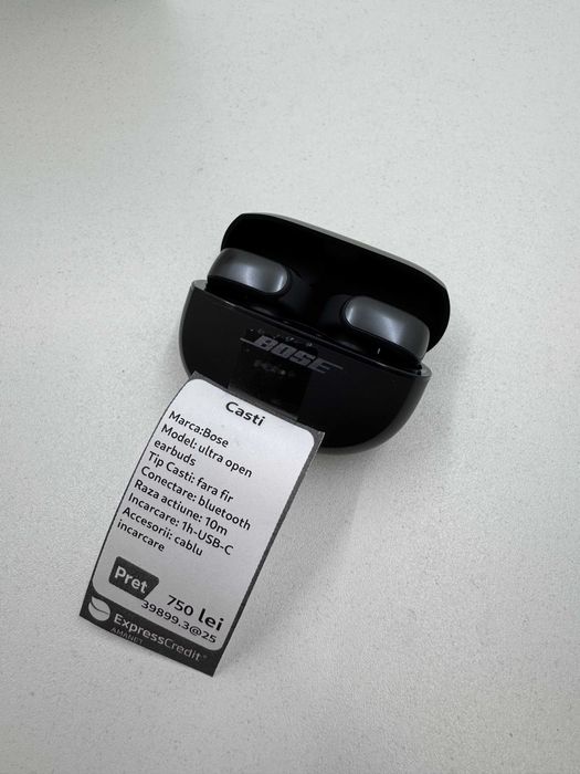 Casti wireless Bose Ultra Open (Ag25 Belvedere B.39899.3)Garantie 2ani
