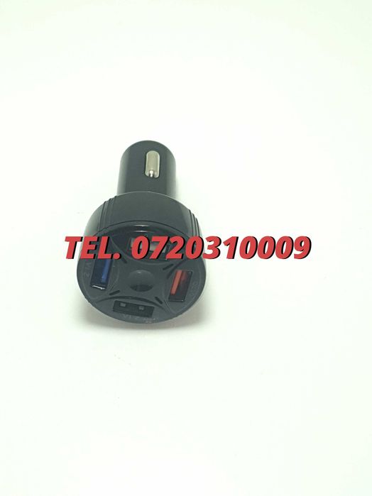 Superfastcharge Incarcator Auto Cu Patru Porturi Usb Partycharge