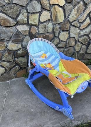 Детский шезлонг люлька