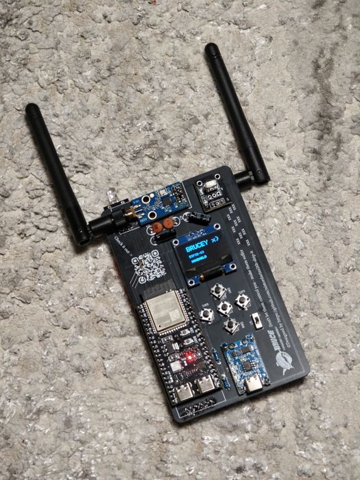 Custom ESP32-S3 Bruce Handheld / Multi-Tool /DIY Cybersecurity & RF Project