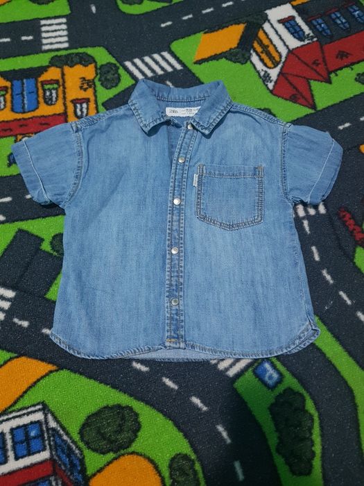 Camasa + pantaloni scurti Zara - 92 (2 ani)