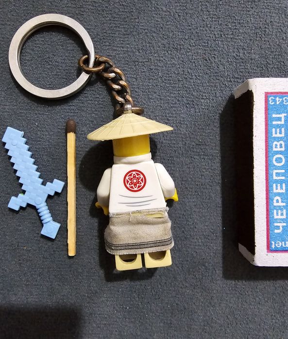 Продам брелок LEGO Ninjago Мастер Ву (Сэнсэй Ву) Оригинал