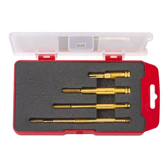 Set 4 freze pentru curatarea, reconditionarea gaurii bujiei incandesce