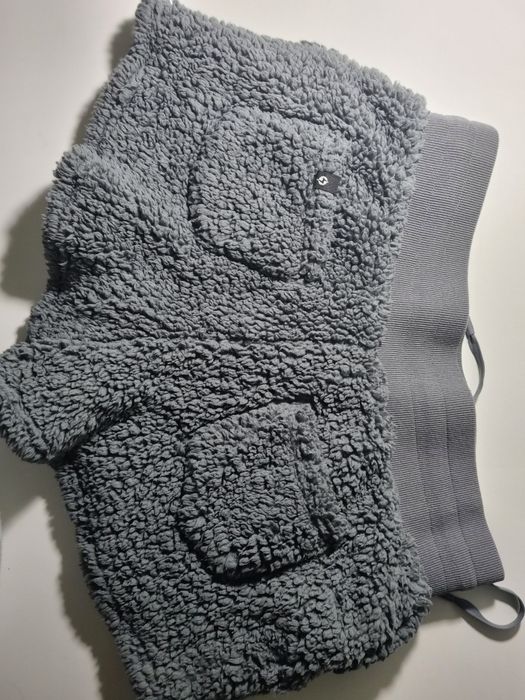 Popflex Active- Grey Faux Sherpa Shorts-M размер