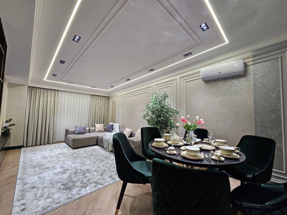 Tashkent city Boulevard! Авторский новый ремонт! 3комнаты все включено