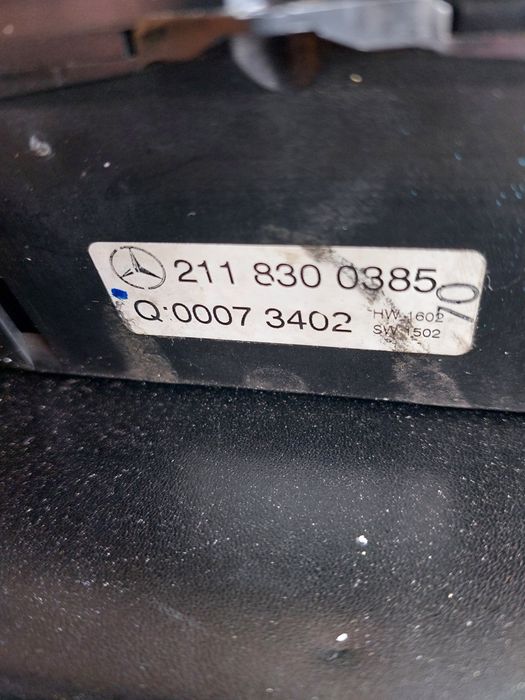 Управление климатик W211