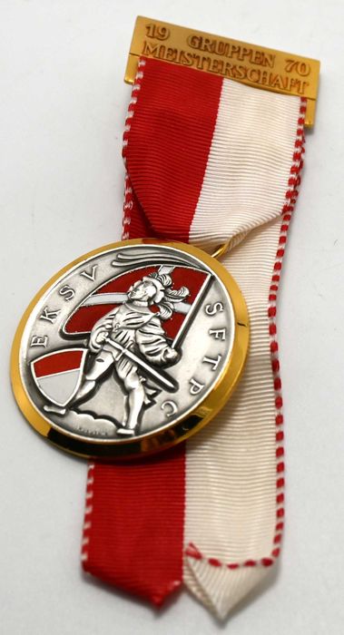 Оригинален швейцарски медал по стрелба 1970 – Gruppenmeisterschaft EKSV/SFTPC