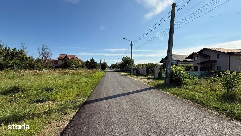 Copaceni -Liviu Rebreanu, teren 3600mp, utilitati, pretabil investitie