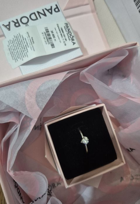 Серебро. Кольцо и цепь. PANDORA.