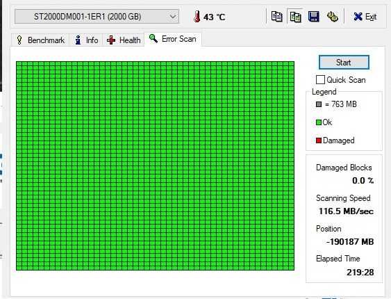 Seagate Desktop HDD – 2TB – 3.5" SATA – funcționează impecabil, test inclus