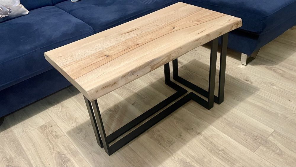 Холна маса индустриален стил,помощна маса с уникален дизайн за кафе