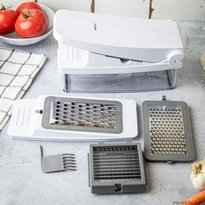 Dispozitiv pentru tocat legume, cu 5 lame interschimbabile, KingHoff