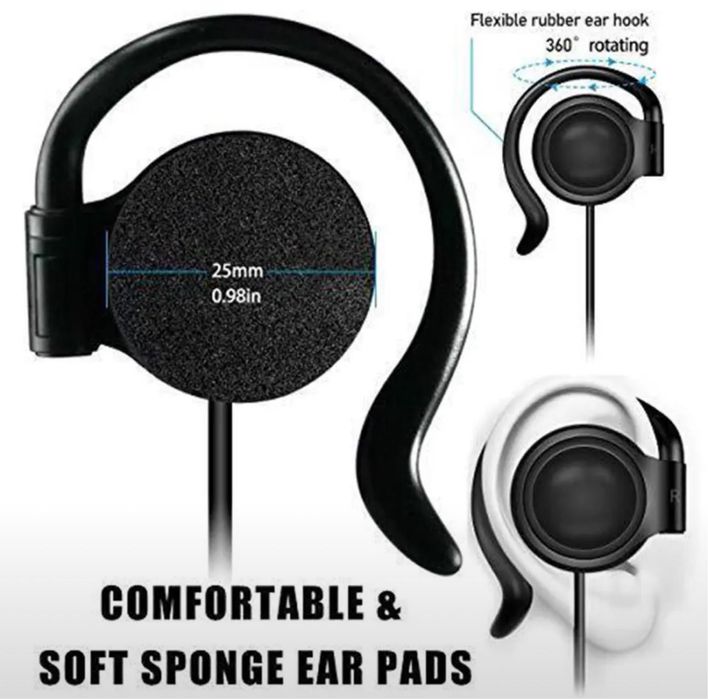 Наушник на одно ухо.