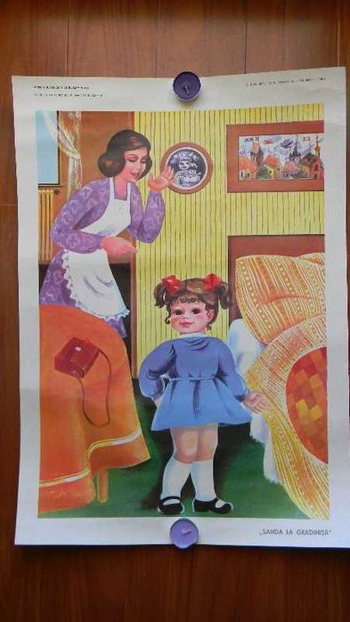 Planse pentru prescolari din perioada comunista