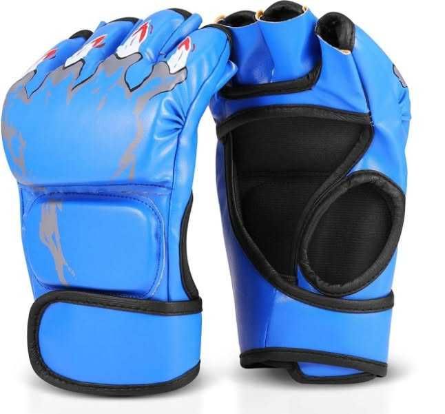 MMA ръкавици без пръсти Flexzion, боксови ръкавици MMA, кикбокс, карате, таекуондо, за възрастни