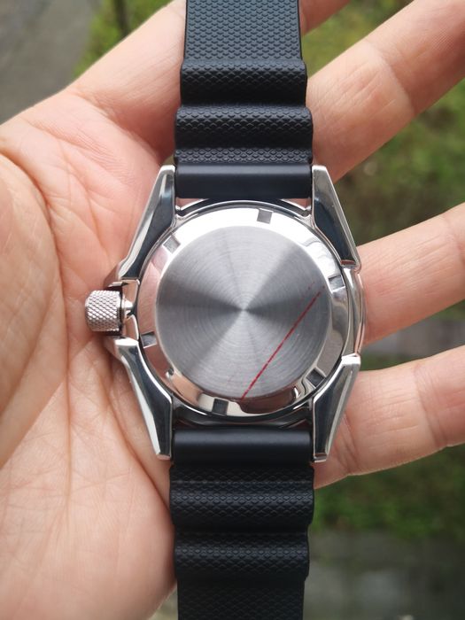 Ceas automatic Seiko Mod King Samurai Wave dial Prospex curea cauciuc