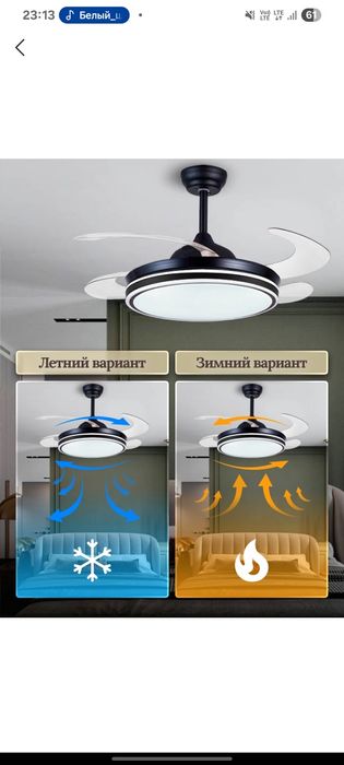 Люстра вентилятор