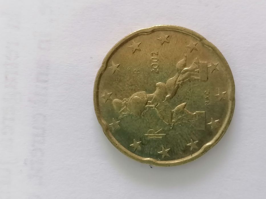 Monedă 20 eurocent 2002
