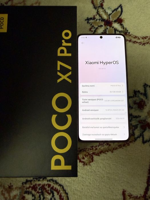 POCO X7 PRO 256gb