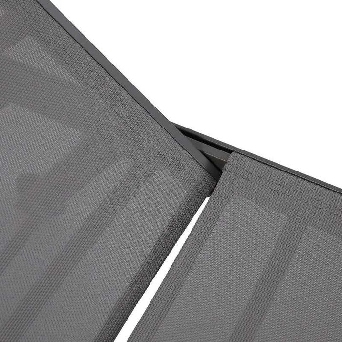 Set mobilier plaja/gradina/terasa 2 șezlonguri Gri LIVRARE GRATUITA