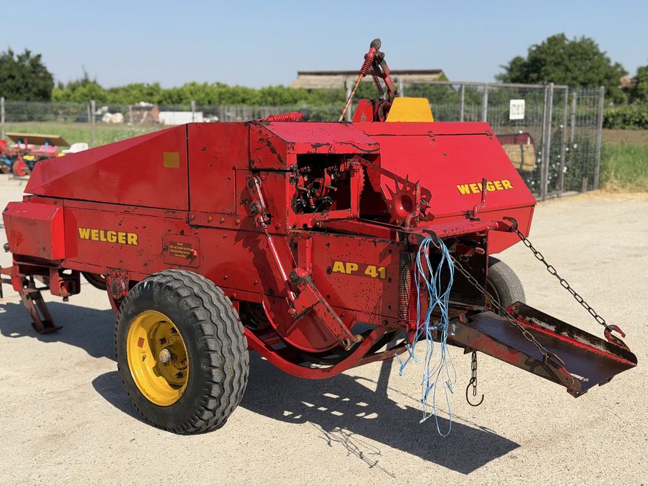 Presa/Balotiera Welger AP41 Import Recent in Stare Buna de Functionare