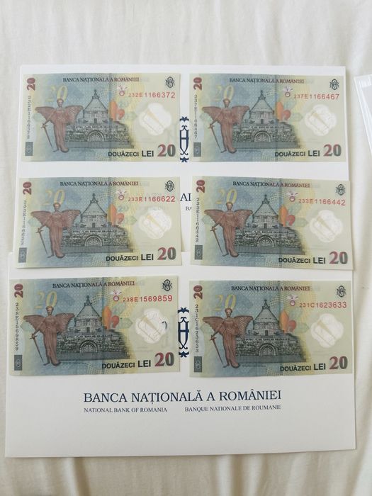 Bacnote Ecaterina detin mai multe serii unice