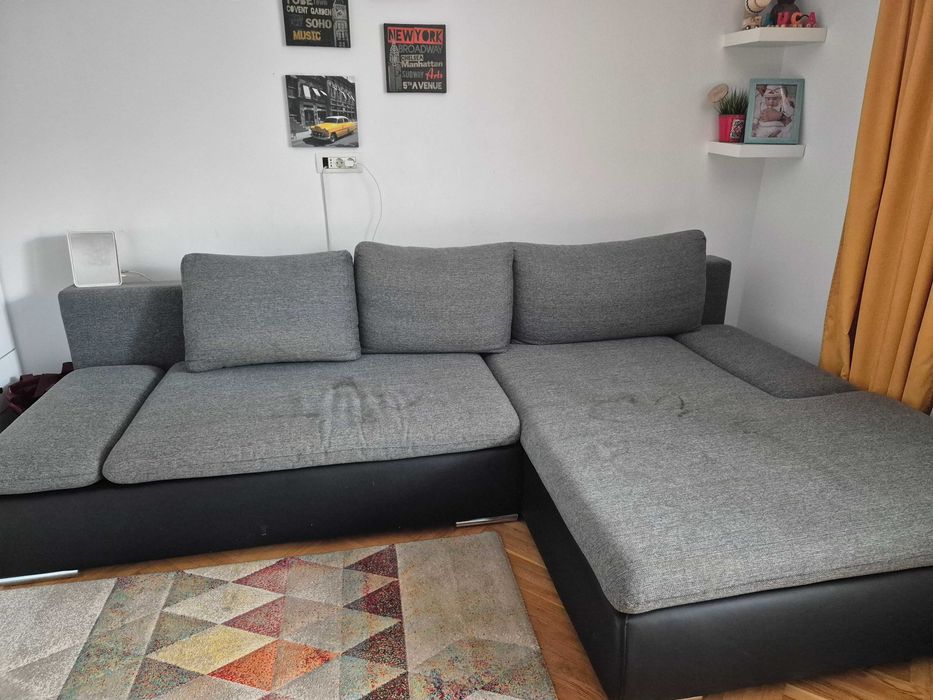 Coltar extensibil gri