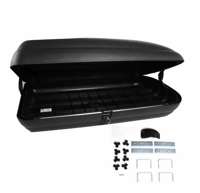 Автобокс Art Plast 133x77.8x34.5cm с ключ, 320 литра черен карбон