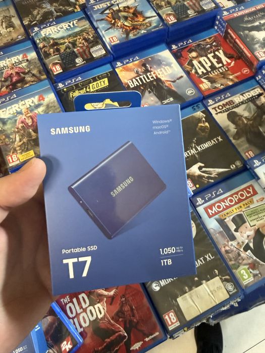 SSD Extern Samsung T7 1TB Nou Sigilat 1050MB/s
