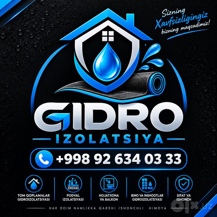 Gidroizolyatsia xizmati