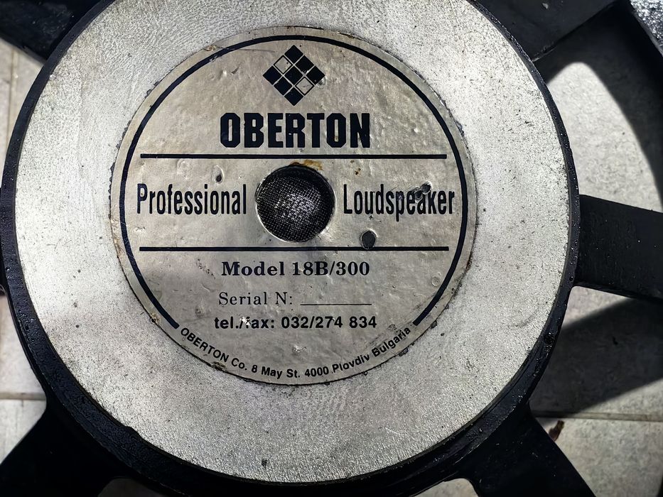 Oberton 18B/300 Говорител 18 инча