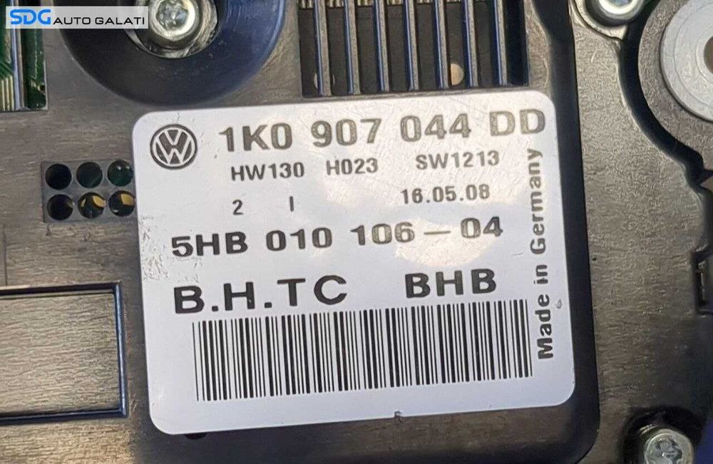 Panou Modul Unitate Comanda AC Aer Conditionat Clima Climatic Volkswagen Tiguan 5N 2007 - 2015 Cod 1K0907044DD 5HB010106 [LR2541]