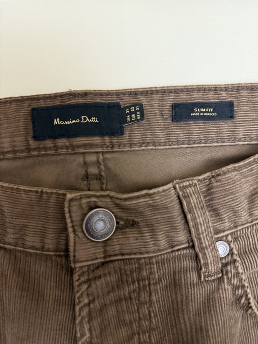 Брюки Massimo Dutti Вельветовые Мужские
